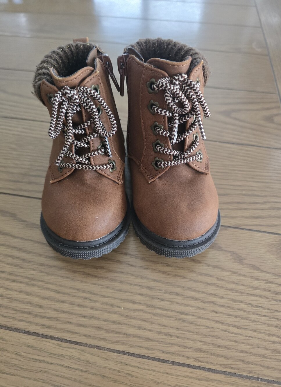 Wonder Nation Brown Baby Boots 5C